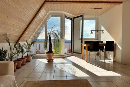 Sonnige 3 Zimmer + Dachstudio in Neckarwestheim 2 Balkone EBK TG