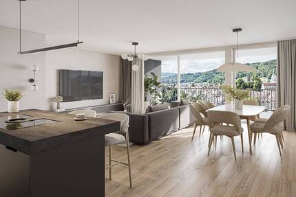 EXTRAVAGANT ! ° W15 ° 3.5-ZWG ° 2.OG ° Süd-Ost-West SONVIDA - Dreispitz Laufenburg - Laufenburg (Baden)