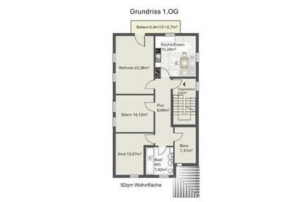 4 Zimmerwohnung inklusive Küche & Schwedenofen!!! - Deggendorf