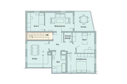 4-Zimmer-Wohnung mit Terrasse in zentraler Lage von Regenstauf