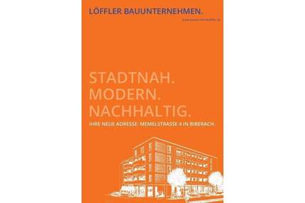 STADTNAH | MODERN | NACHHALTIG - Biberach - 3,5-Zimmer Wohnung - Biberach an der Riß
