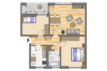 Jetzt frei! 3-Zimmer-Wohnung mit Balkon!!! - Gelsenkirchen Gelsenkirchen-Nord