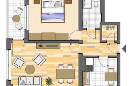 Wohnung zum Mieten in Herten 449,00 € 57 m²