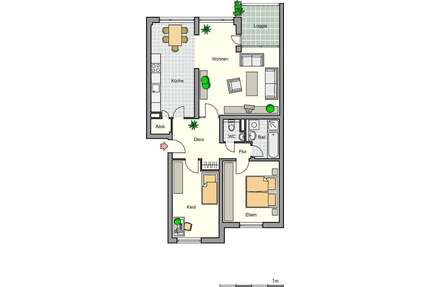 Wohnung zum Mieten in Monheim 1.029,00 € 90 m²