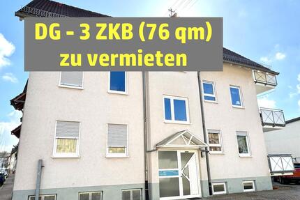 DG-Wohnung 76qm 3 ZKB+Balkon in Odenheim zu vermieten - Östringen