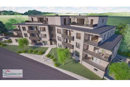 NEUBAU: 107 M² OBERGESCHOSSWOHNUNG MIT 3 SCHLAFZIMMERN IN TOP LAGE! - Zerf