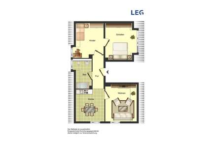 Wohnung zum Mieten in Herford 569,00 € 59 m²