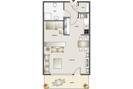 Schöne 1-Zimmer-Wohnung SG-Ohligs - Solingen