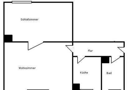2-Raum-Wohnung in zentrumsnaher Lage - Oelsnitz (Vogtland)