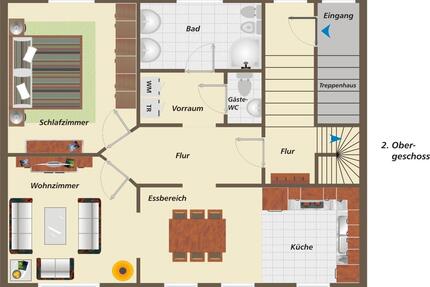 4 ZKB-Maisonetten Wohnung in Bad Kreuznach in der Ringstraße