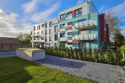 4 Zimmer 110qm im 1.OG rechts,Balkon, Aufzug,bedingt barrierefrei, Neubauwohnung aus Anfang 2024 - Duisburg Hochheide