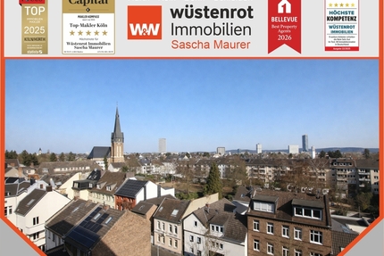 Mit 3D: Ihr Logenplatz über Bonn-Kessenich – helle Wohnung mit Loggia, schöner Aussicht und stufenlosem Zugang