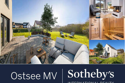 Wohnen, Arbeiten & Genießen am Naturstrand! Neubau - Haushälfte mit Kamin, Sauna & großer Terrasse! - Dranske Lancken