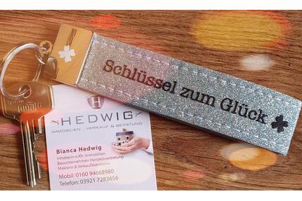 3 OG 5 Raum - Wohnung mit Kamin und Hof in Burg