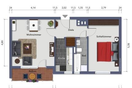 Zwei-Zimmer Wohnung in Mariendorf - Berlin Tempelhof-Schöneberg
