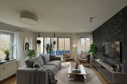 Charmante 3-Zimmerwohnung mit Wasserblick, Balkon sowie Tiefgaragen-Stellplatz in Schleußig! - Leipzig