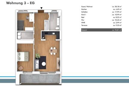 Eigentumswohnung Neubau, Modern Stadtmitte Wg3 - Vohenstrauß
