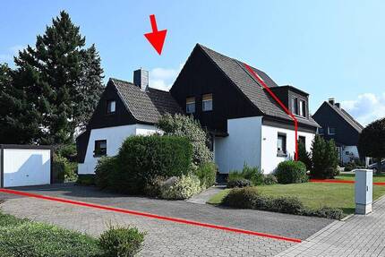 RESERVIERT ! Doppelhaushälfte großes Grundstück Recklinghausen Hillerheide provi.frei zu verk!
