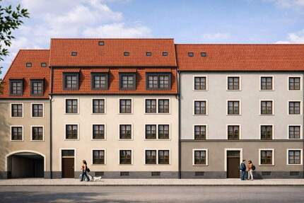 Wohnen mit Balkon in der Regensburger Altstadt – 2-Zimmer-Wohnung mit Einbauküche - Wohnung 15