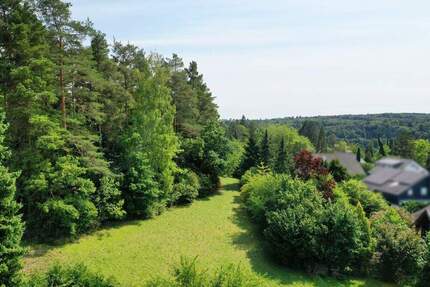 Einzigartiges Villengrundstück am Kapellenberg: 65 a, 1000 m² Wohnfläche, 2 private Auffahrten plus eigener Wald - Grafenau Döffingen
