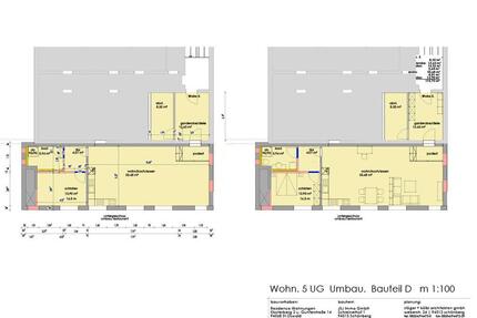 Großzügige 2-Zimmer-Wohnung im Untergeschoss mit viel Platz und Südausrichtung (Whg. 5) - Sankt Oswald-Riedlhütte