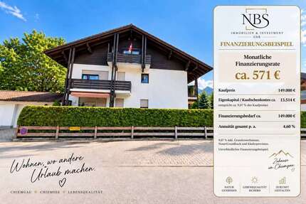 Wohnung zum Kaufen in Grassau 149.000,00 € 50.42 m²