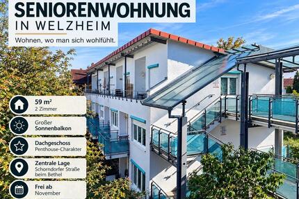 Große 2-Zimmer Seniorenwohnung in Welzheim