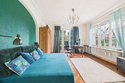 Charmantes Altbau-Erdgeschoss mit Holzdielen und gemütlichem Innenhof ! - Wiesbaden Biebrich