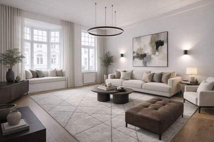 Vier-Zimmer-Stilaltbauwohnung mit zwei Balkonen am Schweizer Platz - Frankfurt am Main Sachsenhausen
