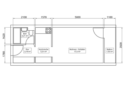 Wohnung zum Kaufen in München 319.000,00 € 29.1 m²