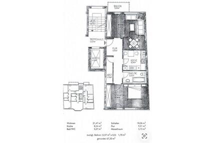 Heimwerker aufgepasst: 2-Zi + Balkon am Körnerplatz - Leipzig Mitte