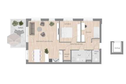 Wohnung zum Mieten in Besigheim 1.180,00 € 86 m²