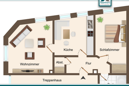 Wohnung zum Kaufen in Melle 159.000,00 € 63.54 m²