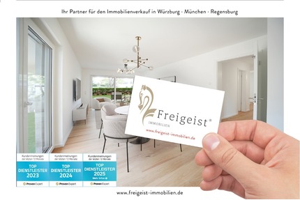 Direkt einziehen! Neubau fertiggestellt. Hochwertige 4 Zimmer Terrassenwohnung WE1 - Höchberg