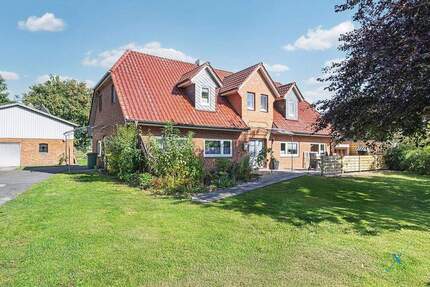 Wohnen im Einklang mit der Natur - modernisierter Resthof Landhaus mit Einliegerwohnung & Badesee - Bordelum / Büttjebüll