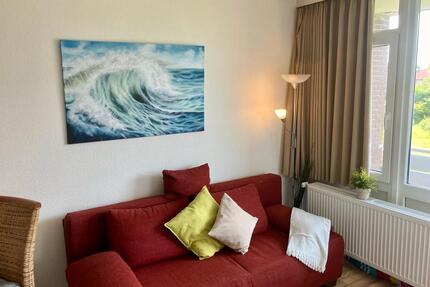 Borkum - Ferienwohnung für 2 Personen mit Balkon