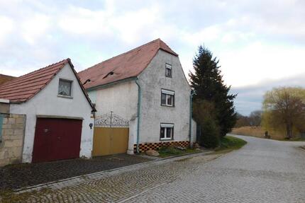 Haus auf ruhigem Dorf mit großem Garten und Wiesen + Wald - Bad Bibra