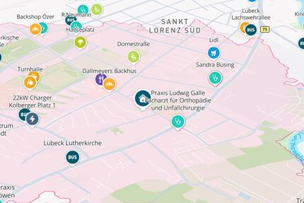 sanierte 3 Zimmerwohnung - 542,00&nbsp;EUR Kaltmiete, ca.&nbsp; 57,13&nbsp;m&sup2; in Lübeck (PLZ: 23558) Sankt Lorenz Nord