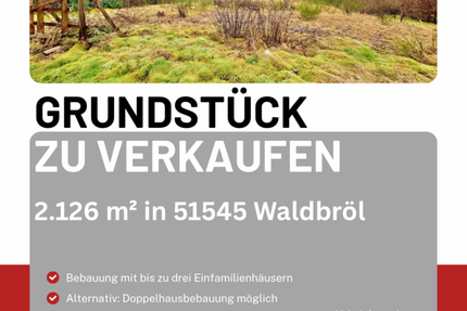 Grundstück zu verkaufen in waldbröl 170.000,00 € 2126 m²