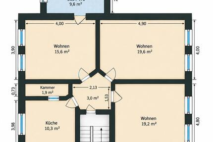 3-Raum-Wohnung in Torgelow zur Miete – von privat