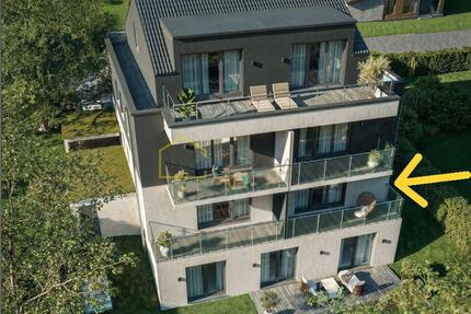 Massivholz-Neubau: 2 Zimmer mit Balkon, KfW40, gesundes Wohnklima, Weitblick - Erlangen Bruck