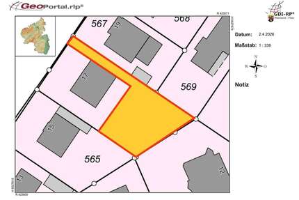 Grundstück zu verkaufen in Gensingen 199.000,00 € 500 m²