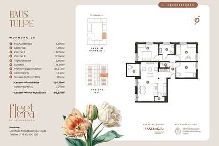 Wohnung zum Mieten in Heilbronn 1.750,00 € 95 m²