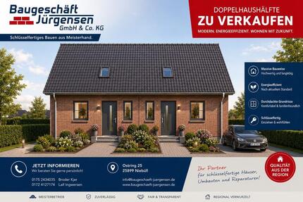 Doppelhaushälfte zu Verkaufen - 375.000,00&nbsp;EUR Kaufpreis, ca.&nbsp; 115,00&nbsp;m&sup2; in Niebüll (PLZ: 25899)