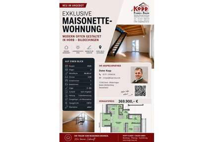 Wohnung zum Kaufen in Horb am Neckar 369.900,00 € 84.86 m²