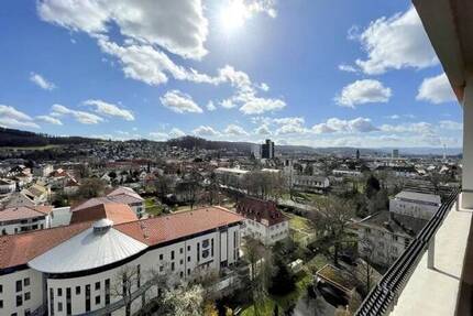 Helle 3-Zi.-Wohnung mit Rundumblick über Lörrach und mit Sauna
