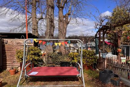 Stellplatz am See mit Wohnwagen, Vorzelt und Garten - Berlin Spandau