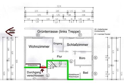 63qm Mietwohnung in Wächtersbach, OT Leisenwald