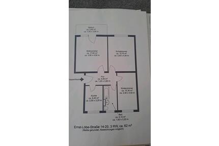 Anfragestopp!!!Schicke 3-Raum Wohnung - Stadtroda