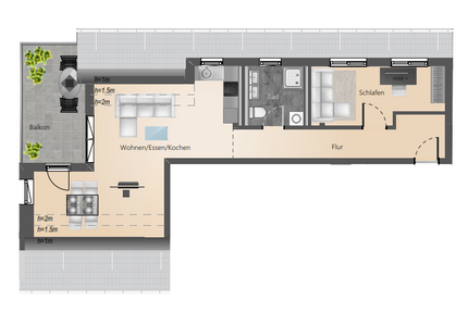 Wohnung zum Kaufen in Überlingen 586.960,00 € 66.57 m²